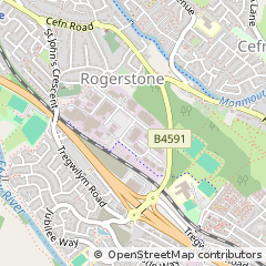 Map of Newport, Gwent