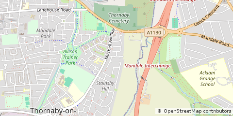 Map of Thornaby