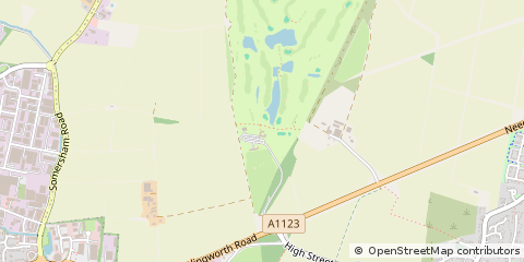 Map of ST. Ives, Cambridgeshire
