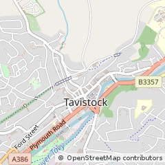 Map of Tavistock, Devon