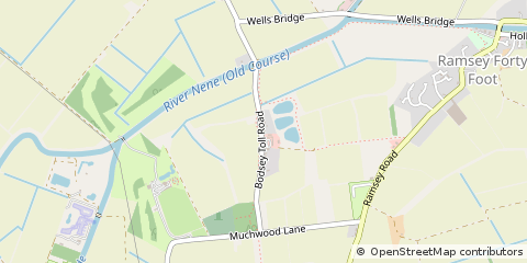 Map of Huntingdon, Cambridgeshire
