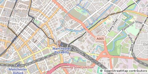 Map of Manchester