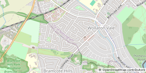 Map of Nottingham
