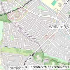 Map of Nottingham