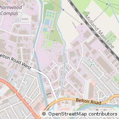 Map of Loughborough, Leicestershire
