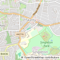 Map of Swansea
