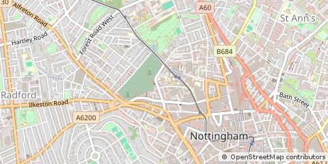 Map of Nottingham