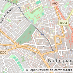 Map of Nottingham