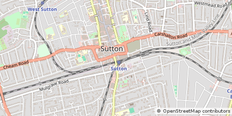 Map of Surrey