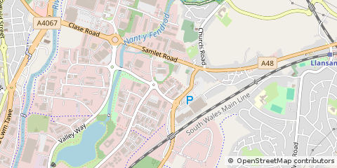 Map of Swansea