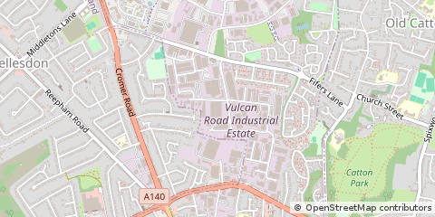 Map of Norwich, Norfolk