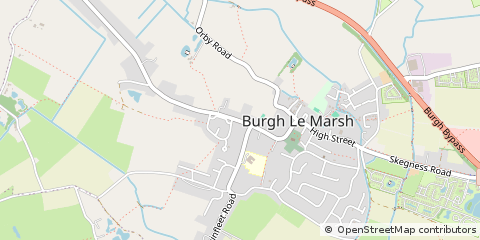 Map of Skegness, Lincs