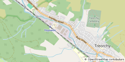 Map of MID Glamorgan