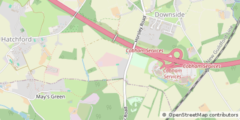 Map of Cobham