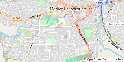 Map of Market Harborough