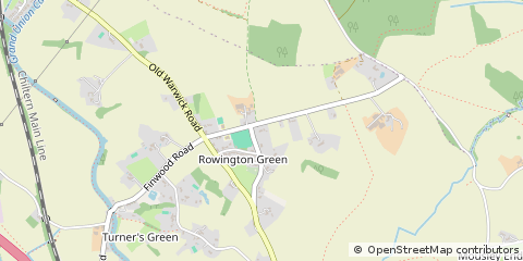 Map of Warwickshire
