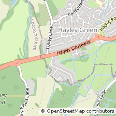 Map of Halesowen, West Midlands