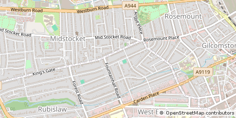 Map of Aberdeen