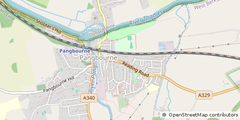 Map of Reading, Berkshire