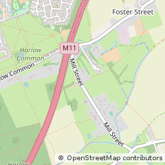 Map of Harlow, Essex