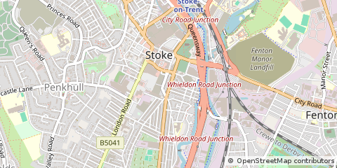 Map of Stoke-on-Trent