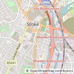 Map of Stoke-on-Trent