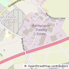Map of Warrington, Cheshire
