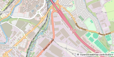 Map of Sheffield