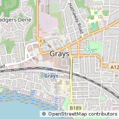 Map of Grays