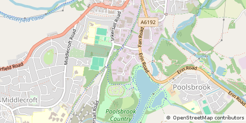 Map of Chesterfield