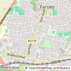 Map of Leeds, West Yorkshire