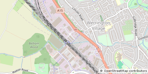 Map of Peterborough