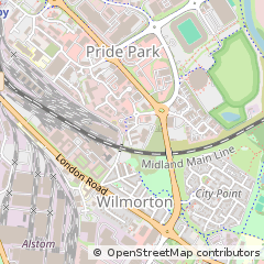 Map of Derby, Derbyshire