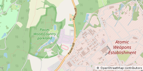 Map of Aldermaston, Berkshire