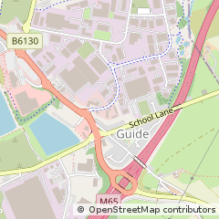 Map of Blackburn, Lancashire