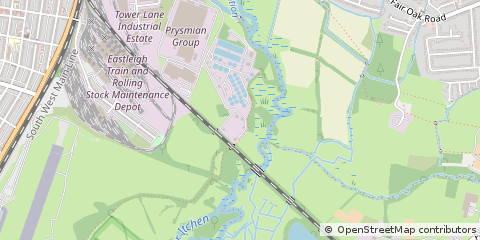 Map of Eastleigh
