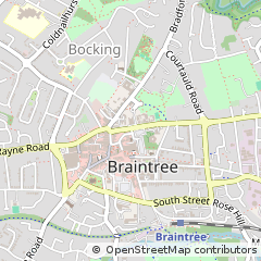 Map of Braintree, Essex