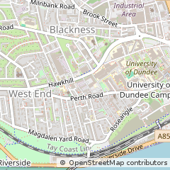 Map of Dundee
