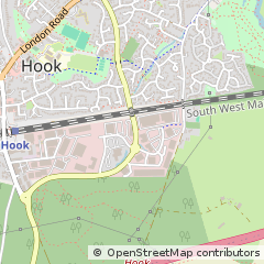 Map of Hook, Hampshire