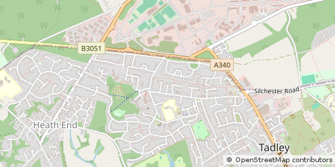 Map of Tadley