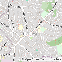 Map of Reading, Berkshire
