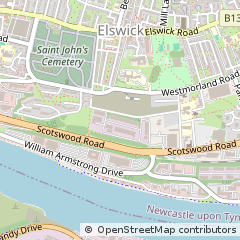 Map of Newcastle Upon Tyne