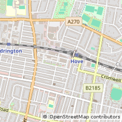 Map of Hove, East Sussex