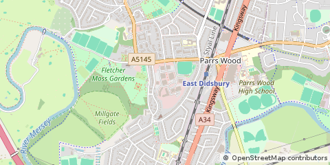Map of Manchester