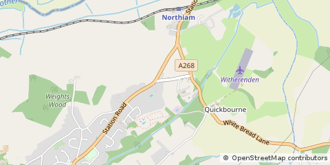 Map of RYE, East Sussex