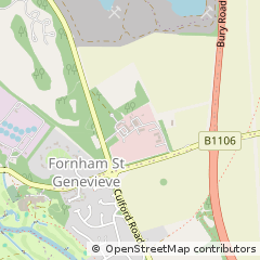 Map of Genevieve, Bury ST. Edmunds, Suffolk
