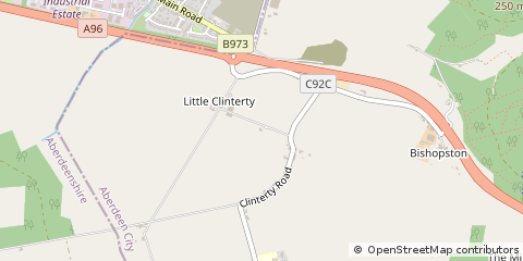 Map of Aberdeen