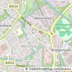 Map of Swindon