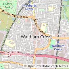 Map of Waltham Cross