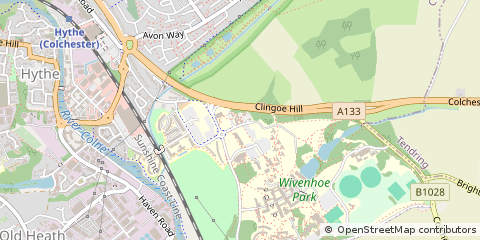 Map of Colchester, Essex
